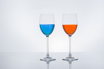 wine glasses