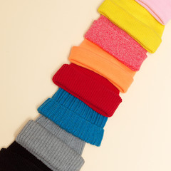 Minimalism style hipster fashion Caps Beanie Set