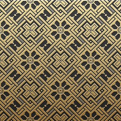 Golden metallic background with geometric pattern. Elegant luxury style.