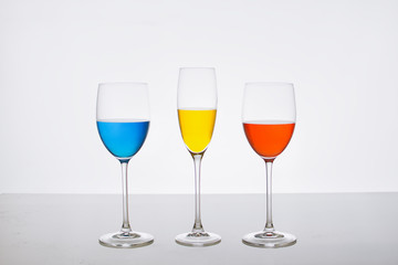  wine glasses