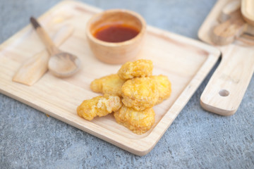 Tasty chicken nuggets