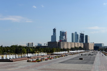 Victory Park on Poklonnaya hill.