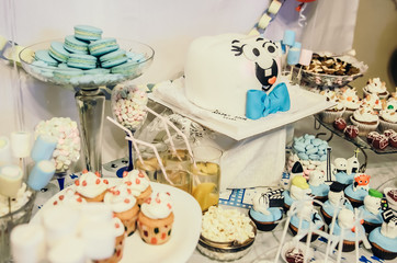 Beautiful candy bar for children party