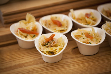 monoporzioni di pasta