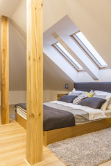 Bedroom at the attic