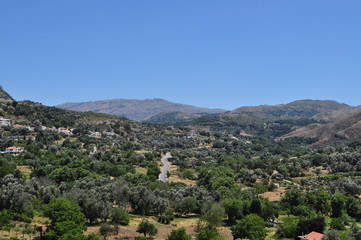 Fototapeta na wymiar greece mountains