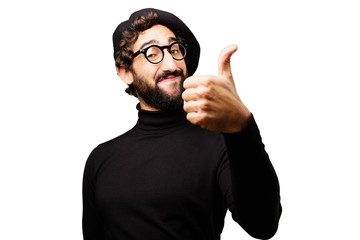 young french artist okay sign