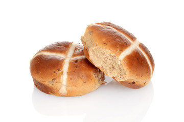 hot cross buns with raisins