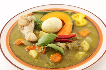 おいしそうなグリーンカレー
