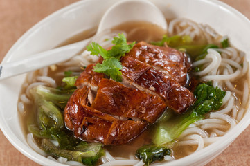 Roast duck rice noodle
