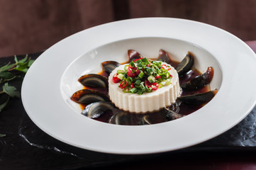 tofu with preserved eggs