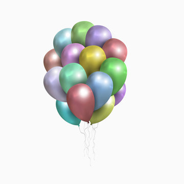 Vector isolated sheaf of colored balloons