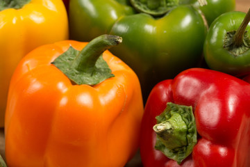 Close Up of Bell Peppers