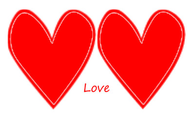 Love postcard or background.