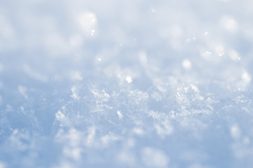 Snow sparkling background