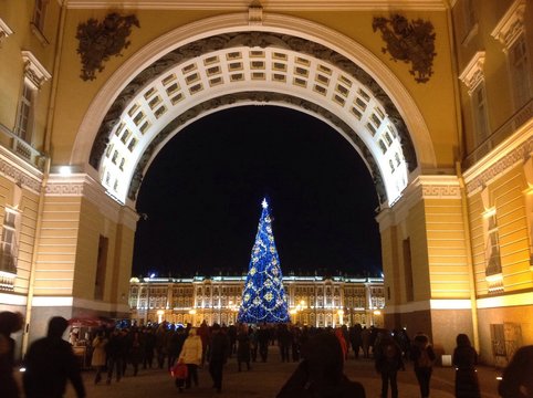новогодняя елка в Санкт-Петербурге