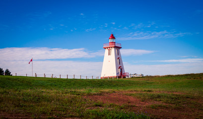 Fototapeta na wymiar lighthouse prince edward island 