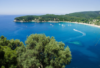 Beautiful view of mediterranean bay