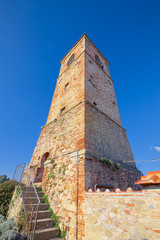 Fototapeta na wymiar Castle of Anghiari, Arezzo, Tuscany medieval town