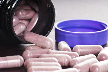drugs and pills on the table