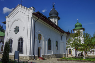 Fototapeta na wymiar Agapia orthodox Monastery in Neamt County, Romania