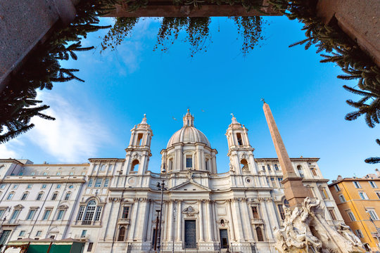 Navona square - S. Agnese church