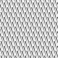 Vector seamless texture. Modern geometric background. Repeated monochrome pattern of oblique strips.
