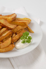fried chipped potatoes