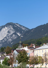 Fototapeta na wymiar Innsbruck Austria - architecture and nature background