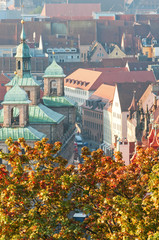 View of the Nuremberg morning