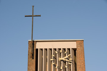 Clock and cross