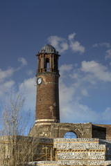 Fototapeta na wymiar Erzurum Clock tower