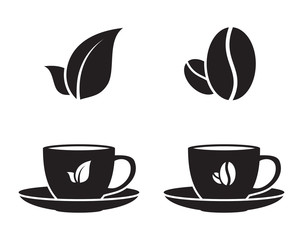 Tea and coffee icons