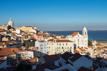 Fototapeta premium Lissabon - Alfama - Panteao Nacional