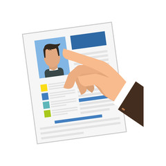 cv or resume related icons image vector illustration design 