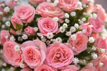 Obraz na płótnie Canvas Bouquet of flowers. Roses. Wedding bouquet.