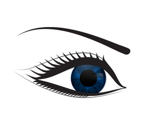 Beautiful female eye