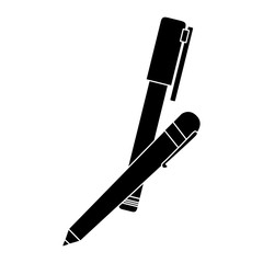 pen and marker icon image vector illustration design 