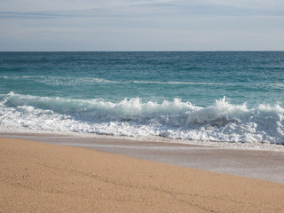 Waves on the beach