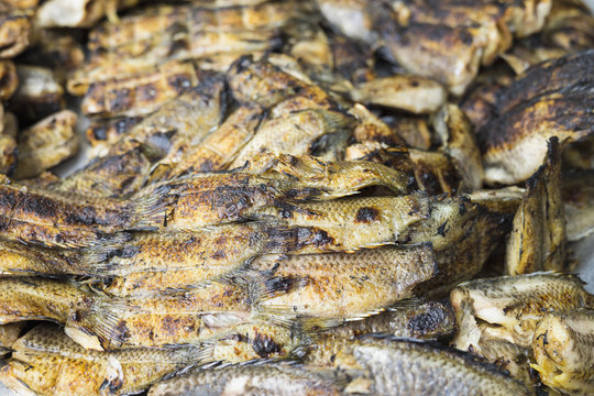Asian grilled anabas