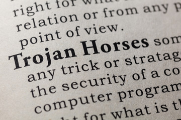 Obraz premium definition of trojan horses