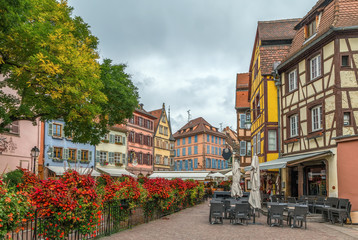 historic houses, Colmar, France