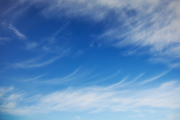 Clouds with blue sky