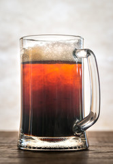 Black and Tan beer cocktail