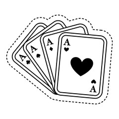 poker card isolated icon vector illustration design