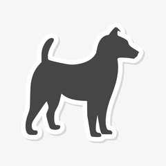 Dog Icons set - vector Illustration sticker