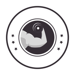 weight lifting fitness lifestyle vector illustration design