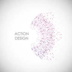 Abstract vector illustration with modern islam ornament