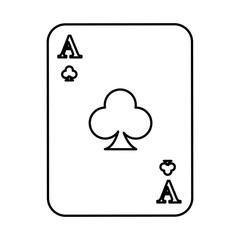 Obraz premium poker card isolated icon vector illustration design