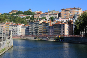 Obraz premium Centre-ville. Lyon / Downtown. Lyon.